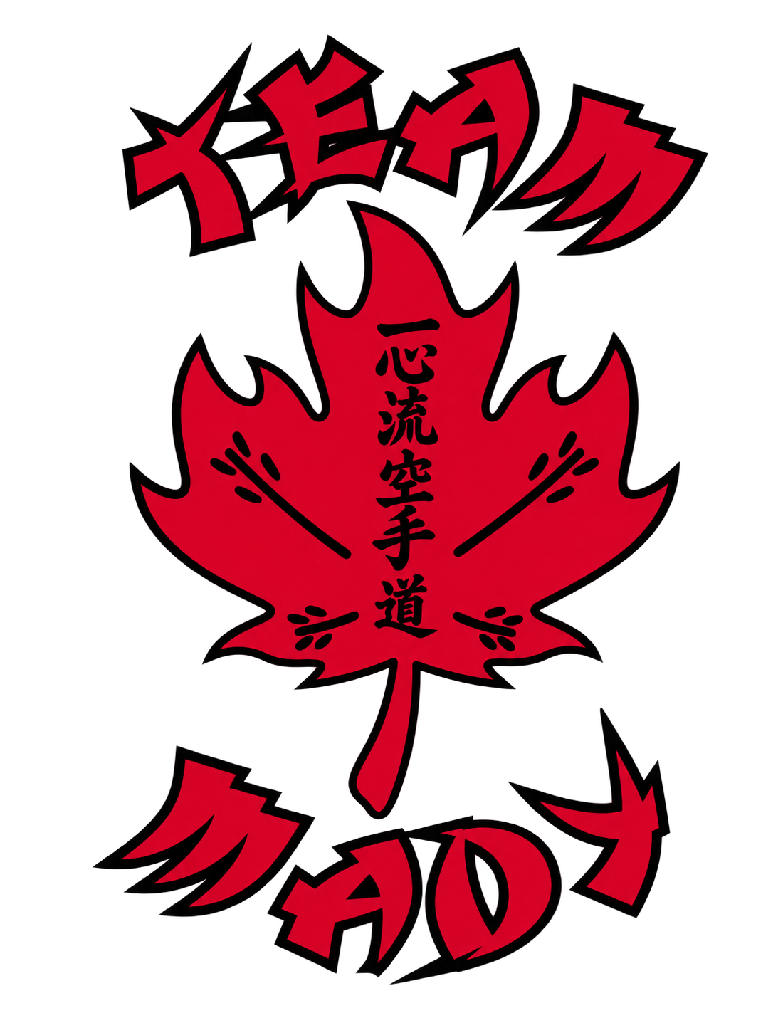 Team Mady maple leaf logo